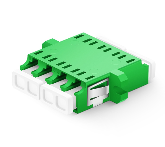 Adapter LC/APC Quad - with flange